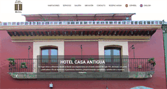 Desktop Screenshot of hotelcasaantigua.com
